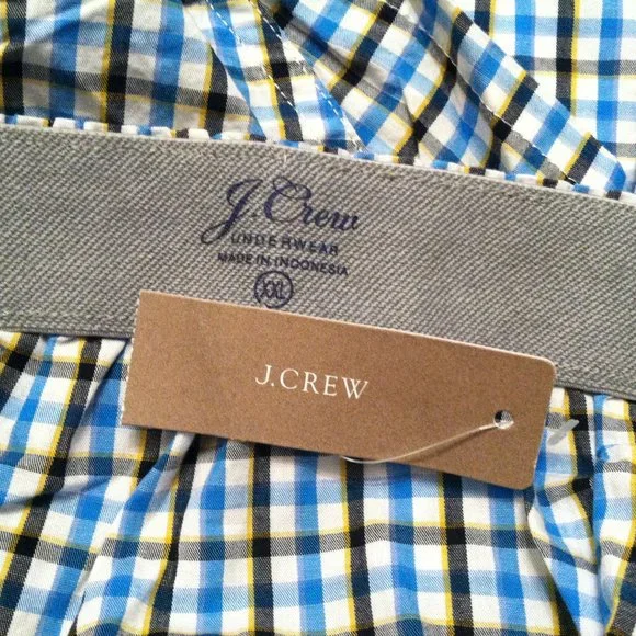 3 J.CREW BIG & TALL MEN'S NEW 100%COTTON BOXERSSIZE: XXL